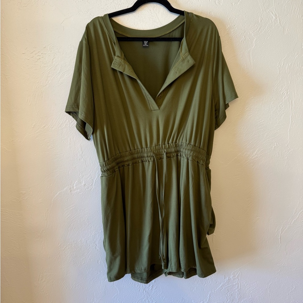 SHEIN curve olive romper